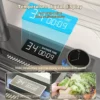 Stainless Steel Kitchen Waterfall Sink Digital Display Large Single Sink Dish Basin Sink With Multifunction Touch Waterfall – Image 4